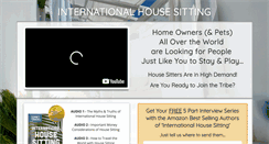 Desktop Screenshot of internationalhousesitting.com